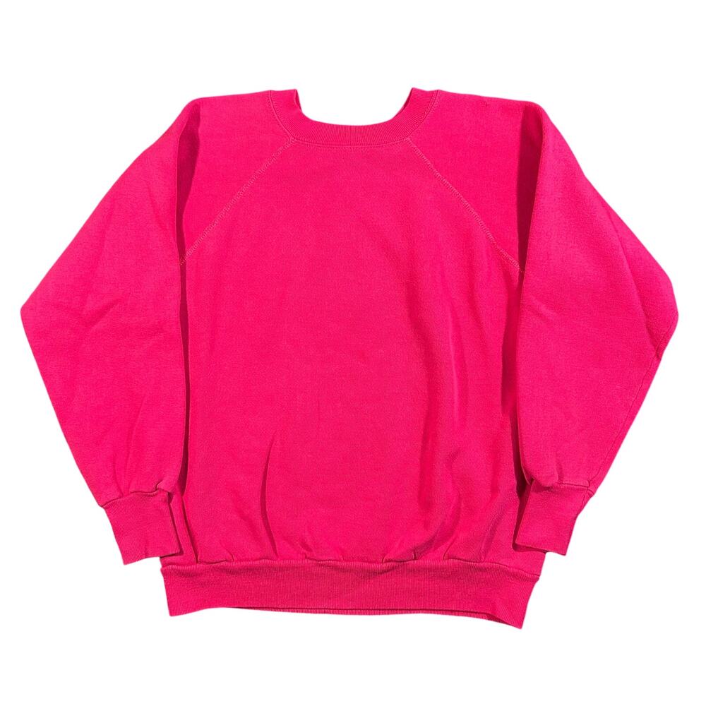 Vintage 70s Maverick Pink Blank Crewneck Sweatshirt Pullover Mens Medium
